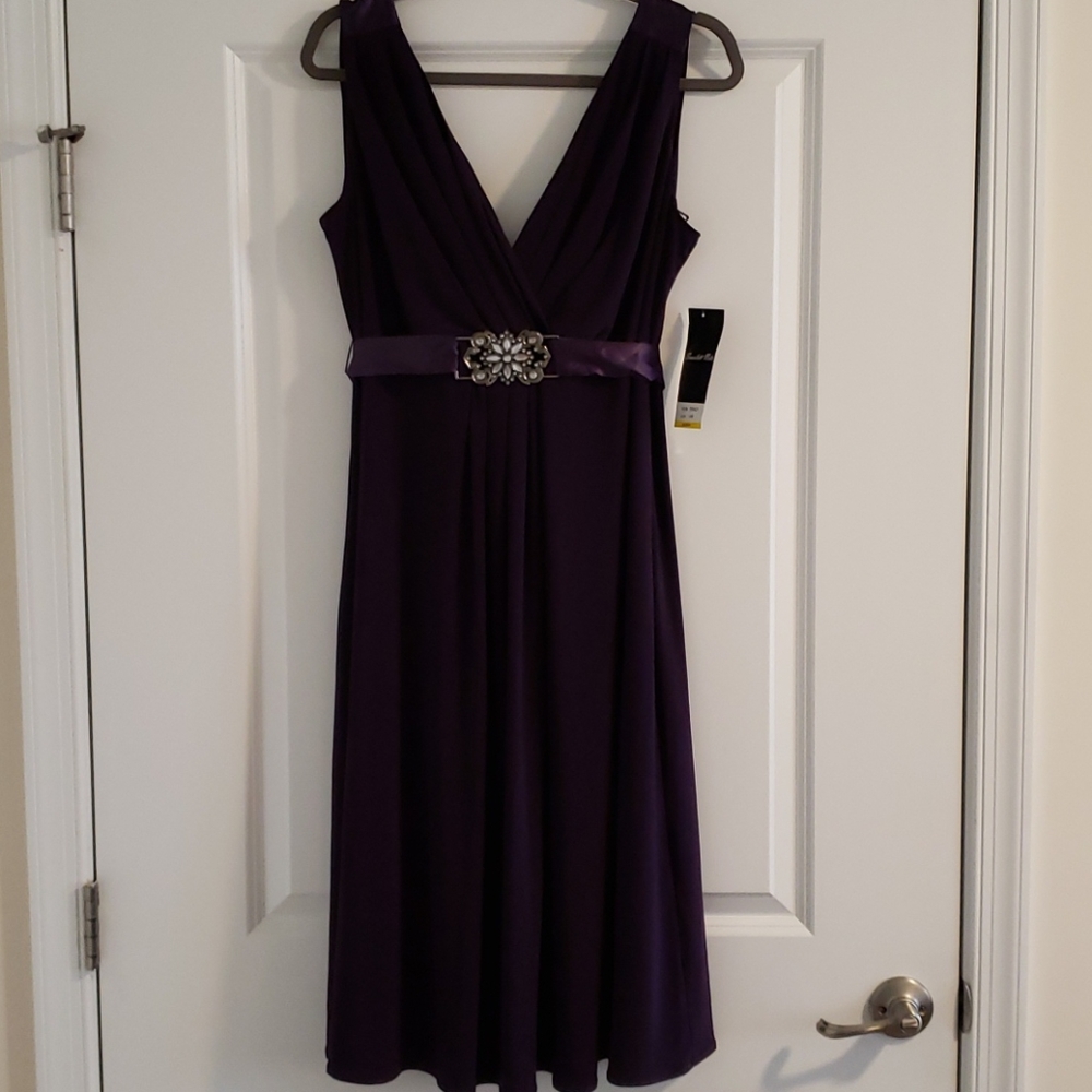Eggplant Cocktail Dress
